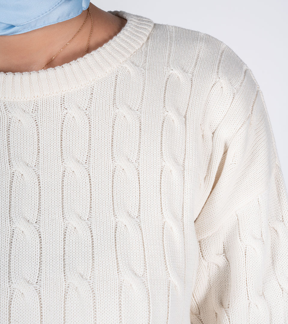 بافت یقه گرد00995