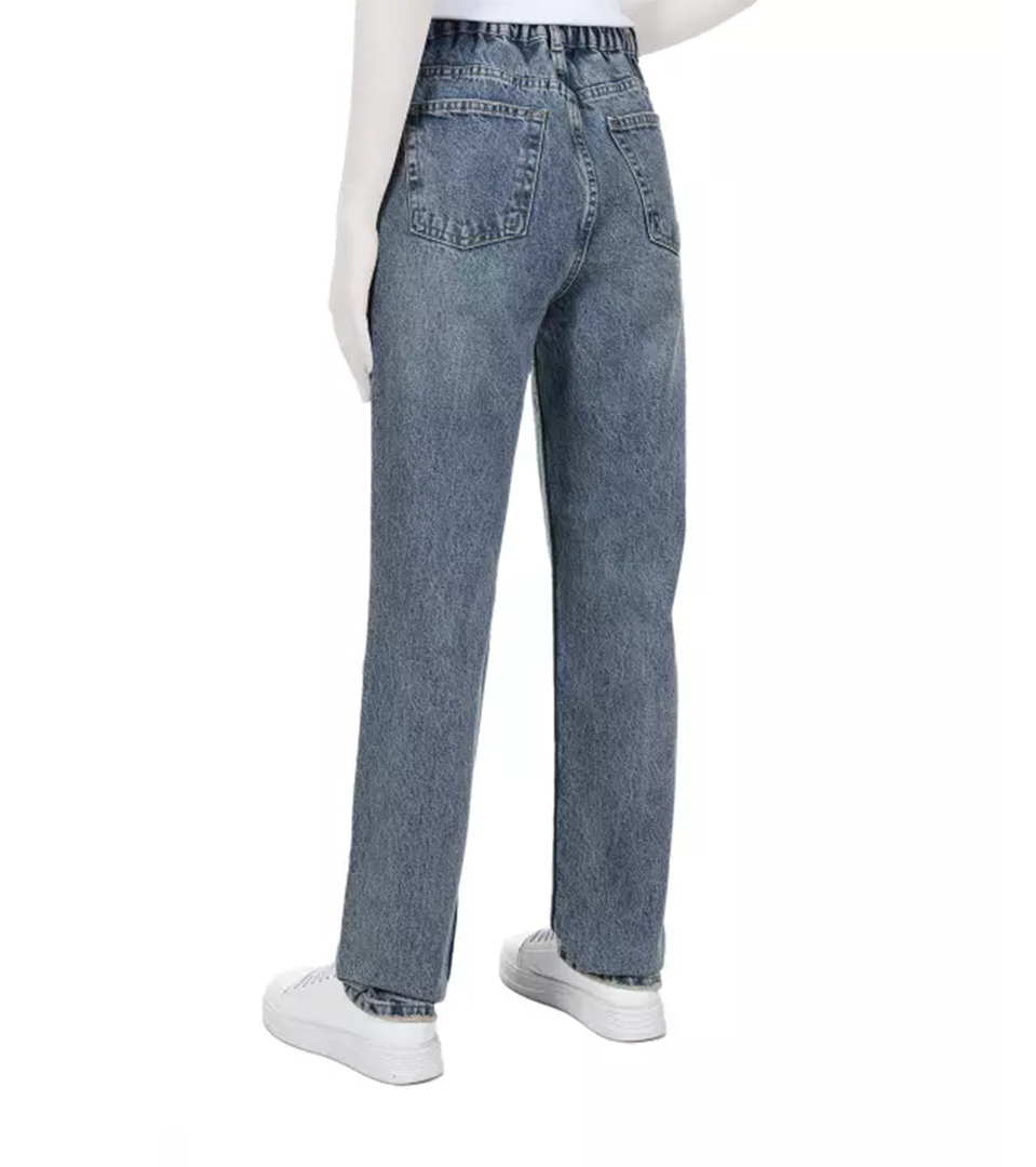 شلوار جین مام استریت قد 105 پشت کش الا